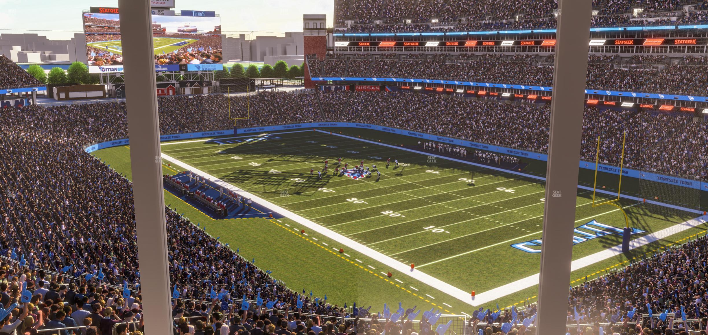 Seating view for Nissan Stadium Section Suite 500 E