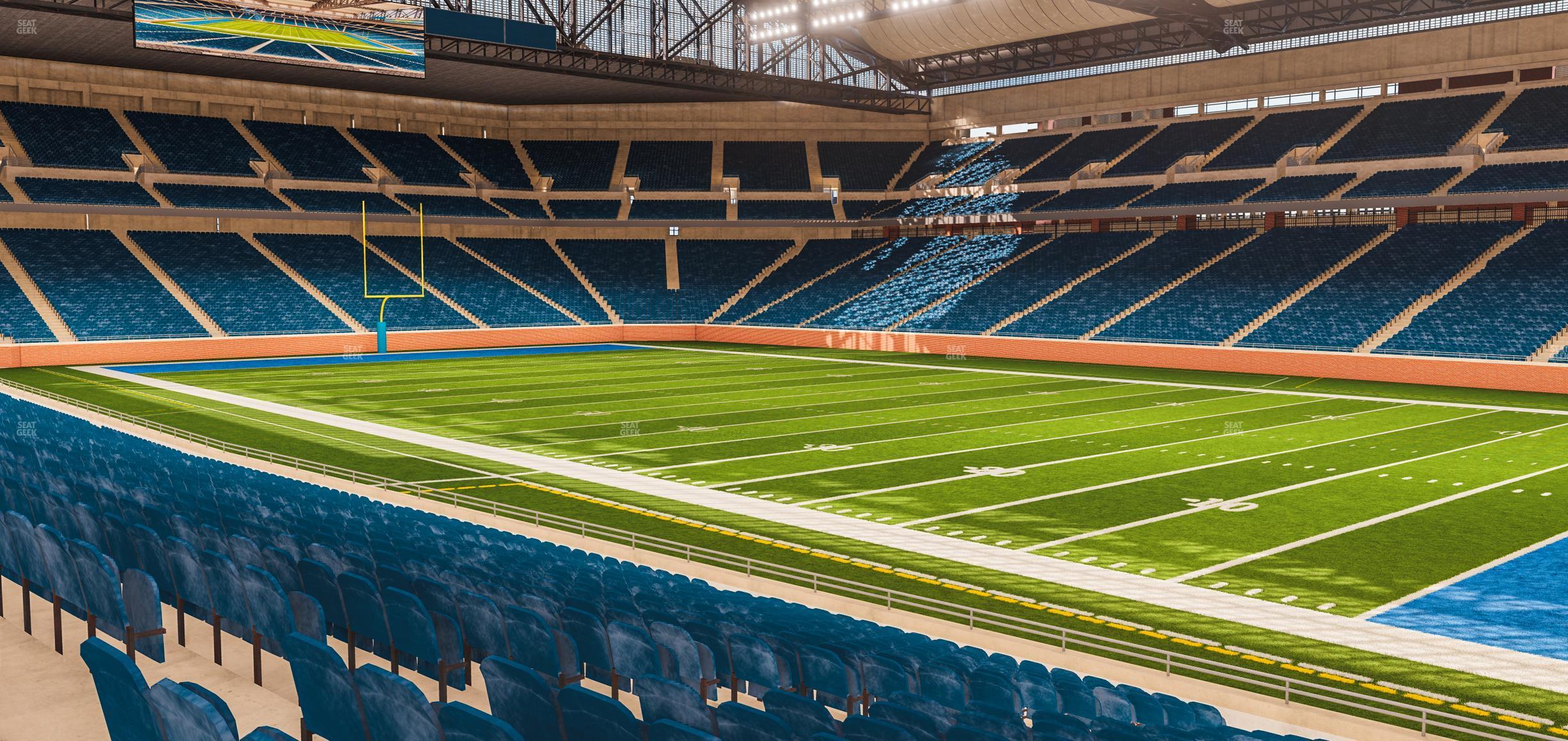 Seating view for Ford Field Section 111