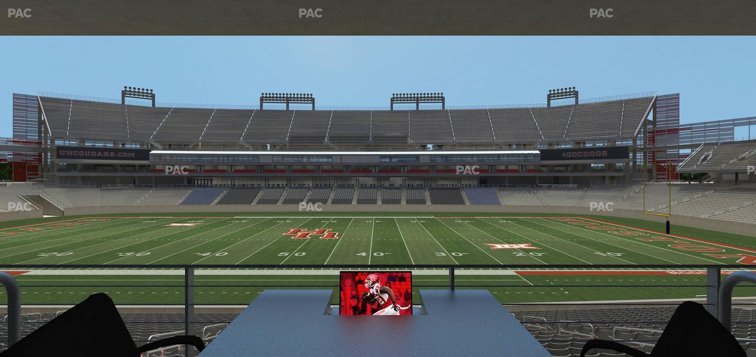 Seating view for TDECU Stadium Section Loge Box 32