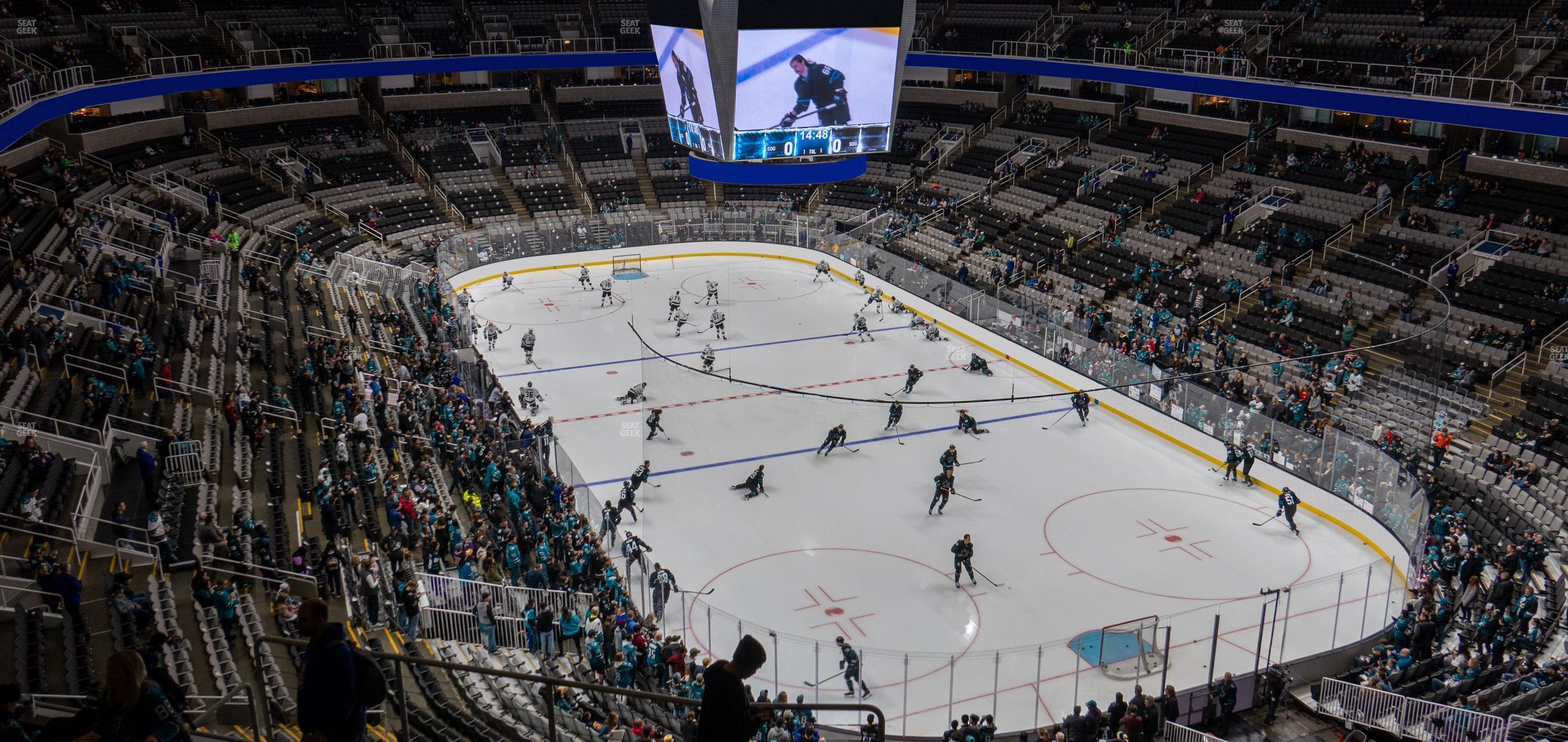 Seating view for SAP Center at San Jose Section 223