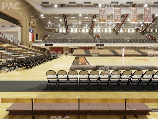 Seating view for Gregory Gym Section Floor 4