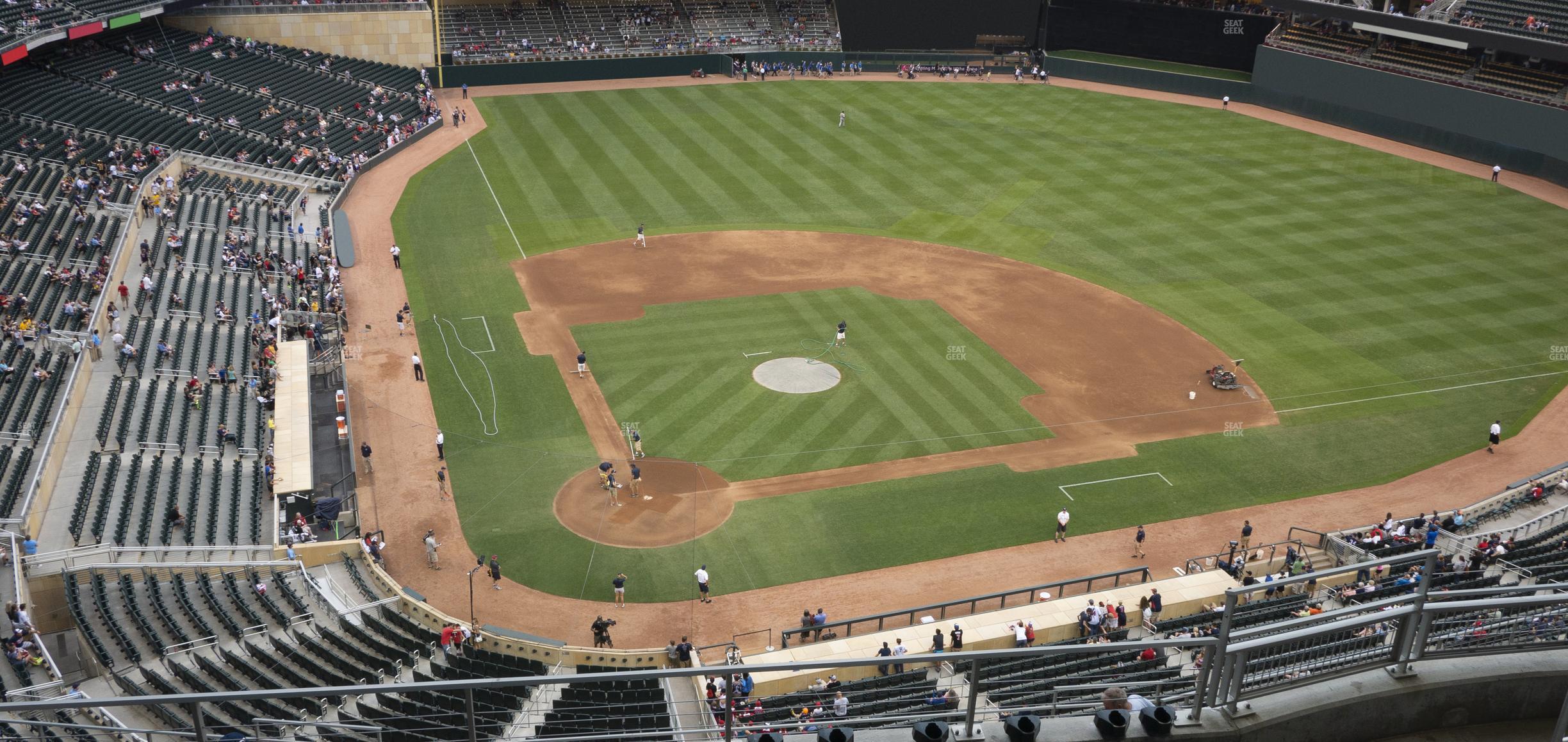 Seating view for Target Field Section 312