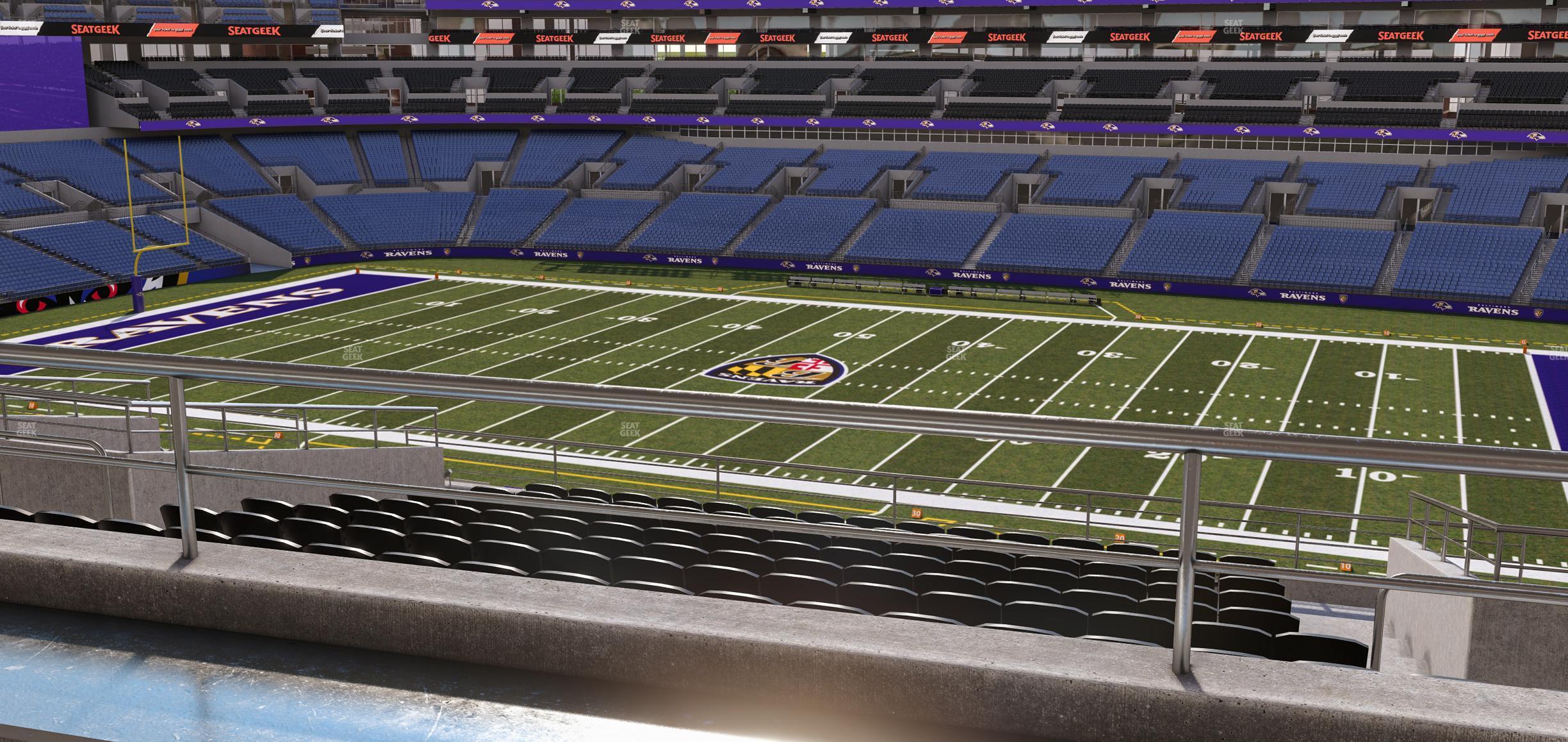 Seating view for M&T Bank Stadium Section Suite 313