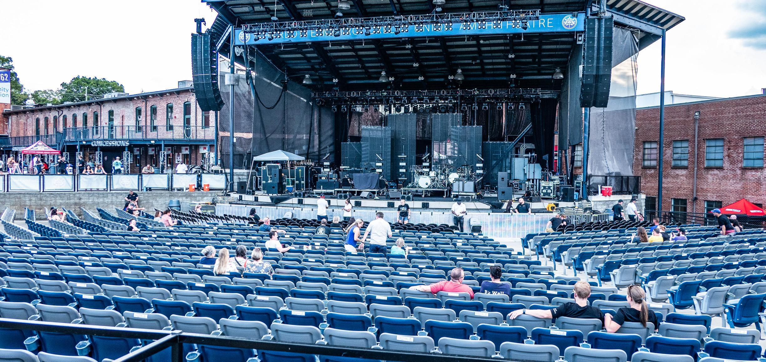 Seating view for Skyla Credit Union Amphitheatre Section Box 4