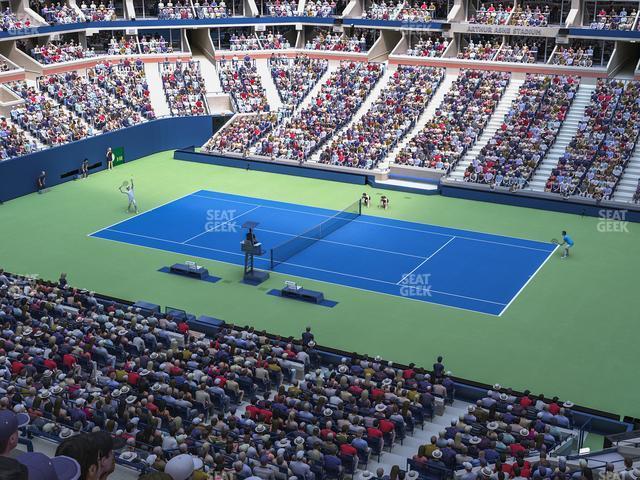 Seating view for Arthur Ashe Stadium Section 131