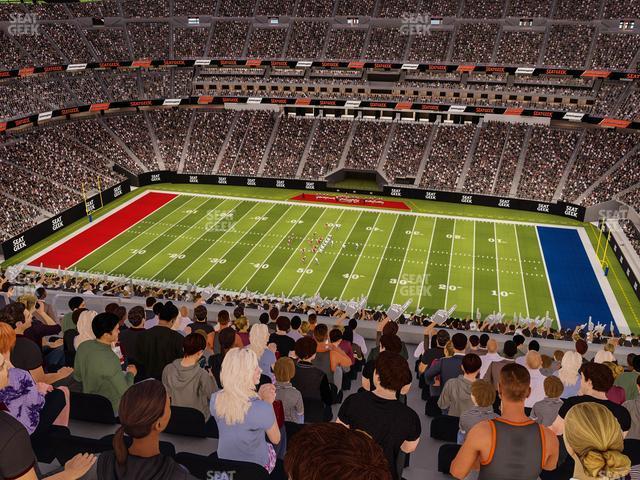 Seating view for Allegiant Stadium Section 410