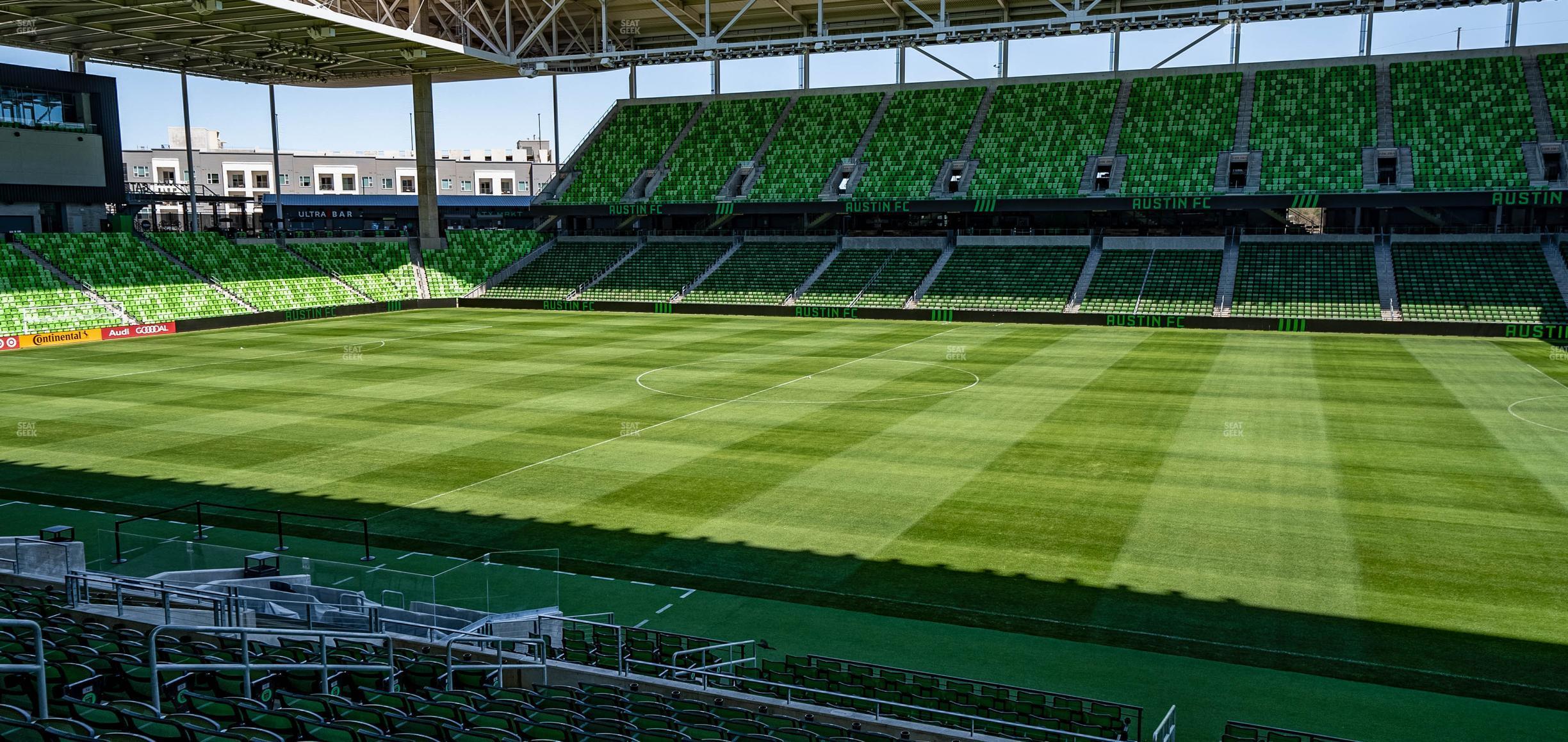 Seating view for Q2 Stadium Section Loge 111 B