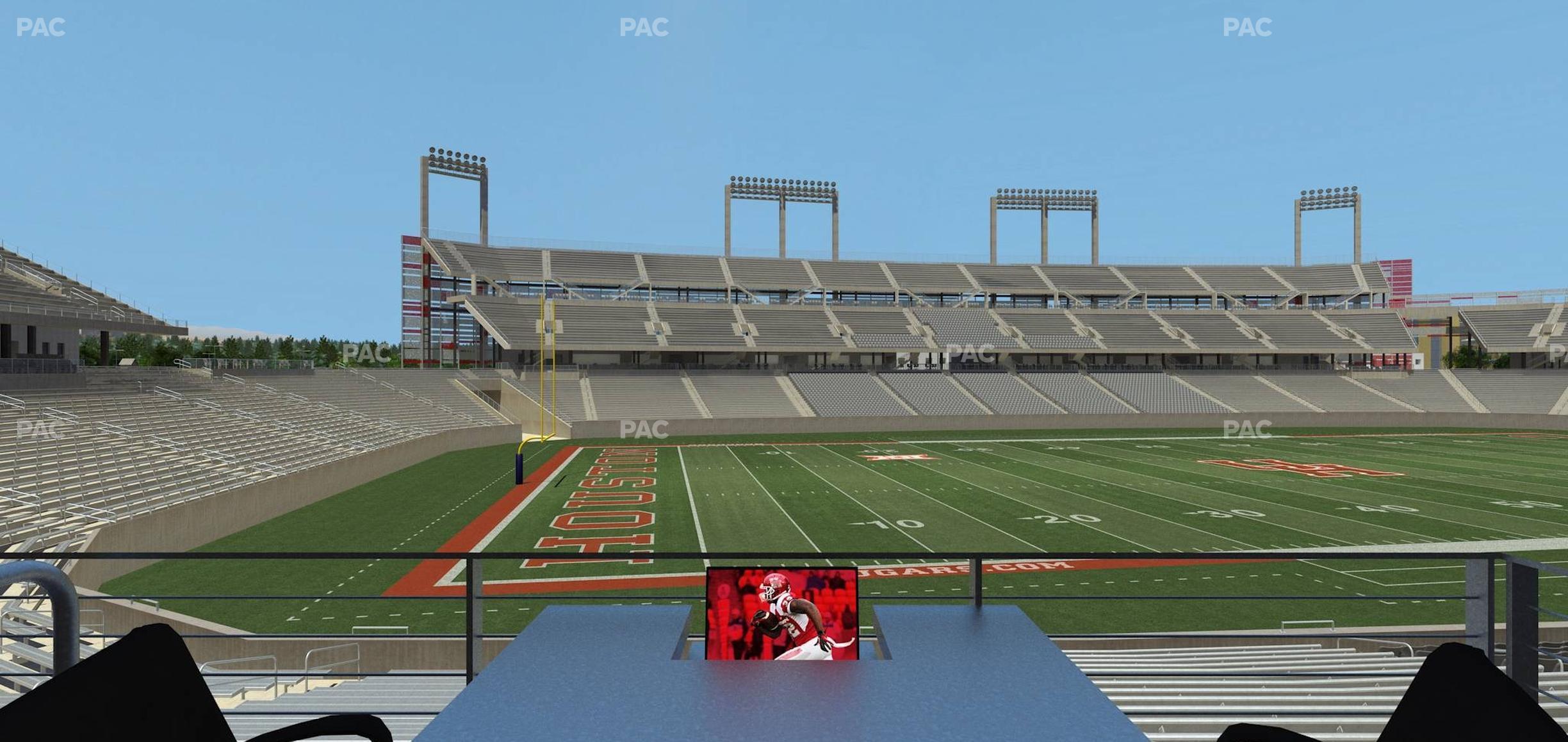 Seating view for TDECU Stadium Section Loge Box 23