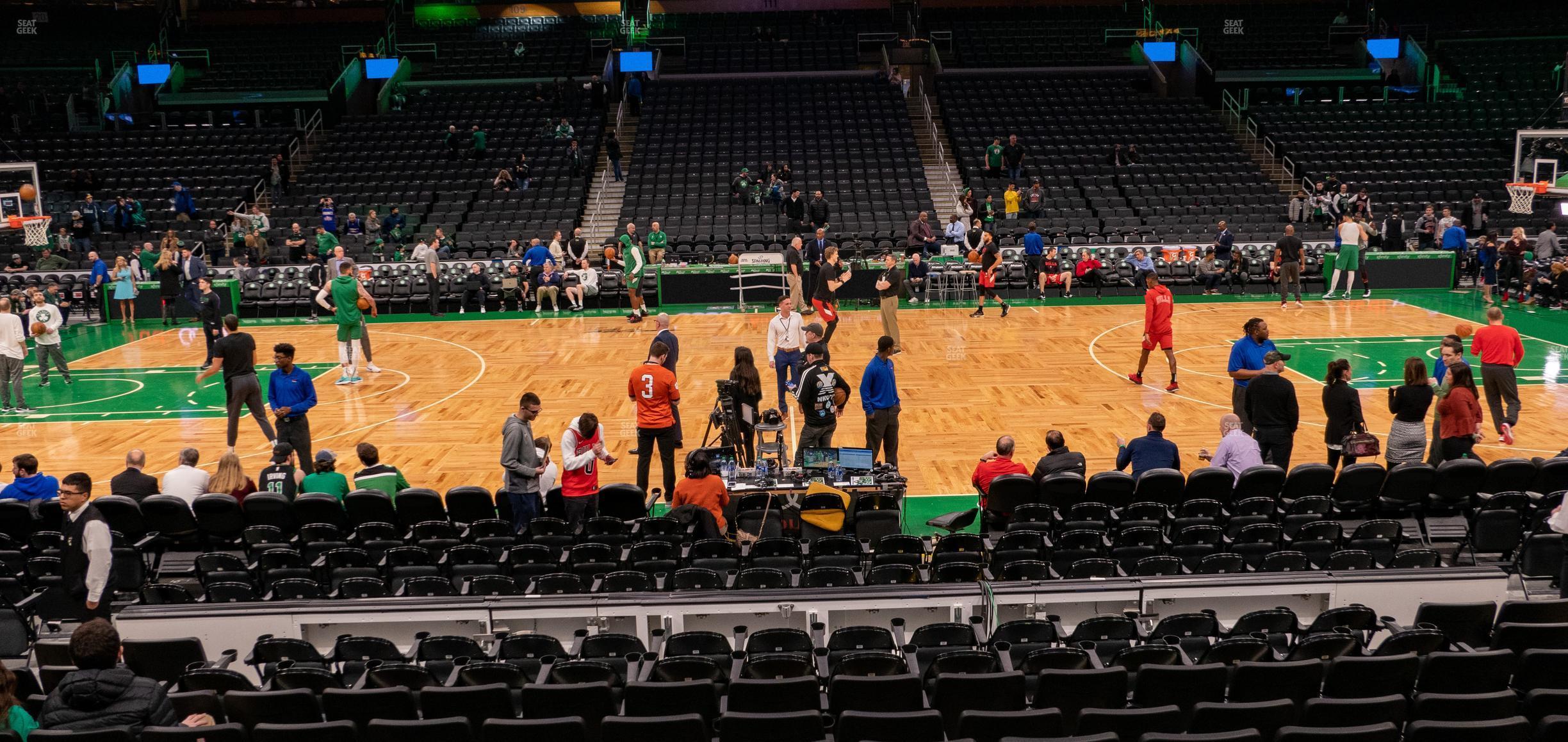 Seating view for TD Garden Section Loge 12