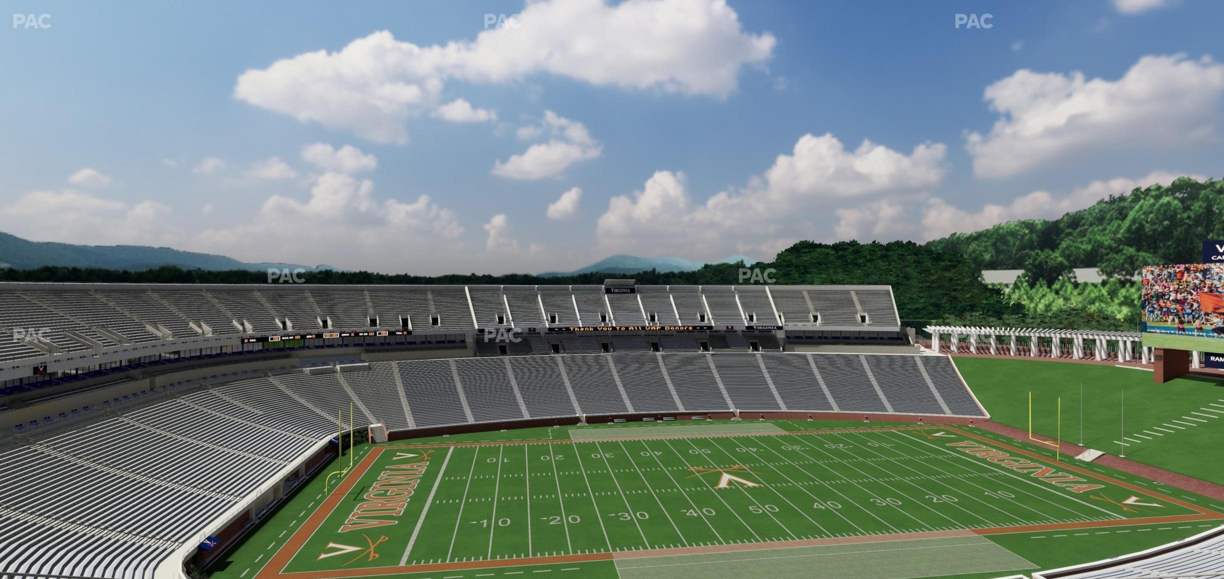 Seating view for Scott Stadium Section 509