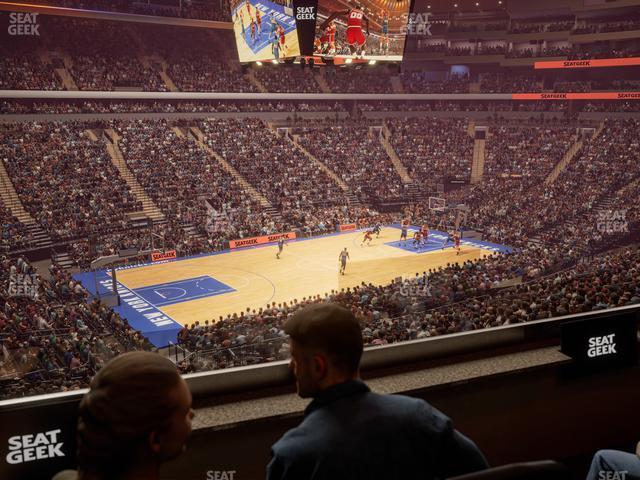 Seating view for Madison Square Garden Section Lexus Level Suite 7