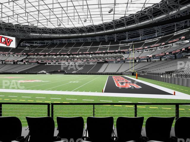 Seating view for Allegiant Stadium Section 129