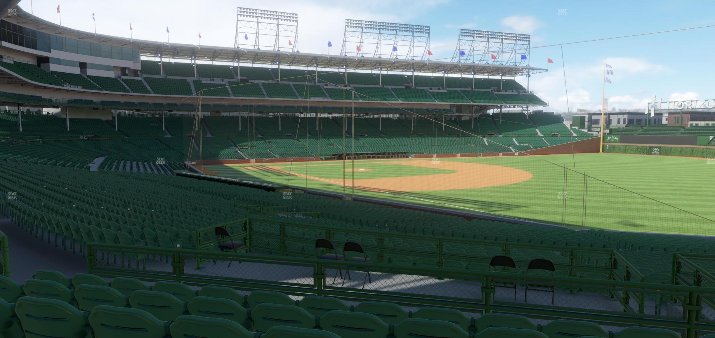 Seating view for Wrigley Field Section 230