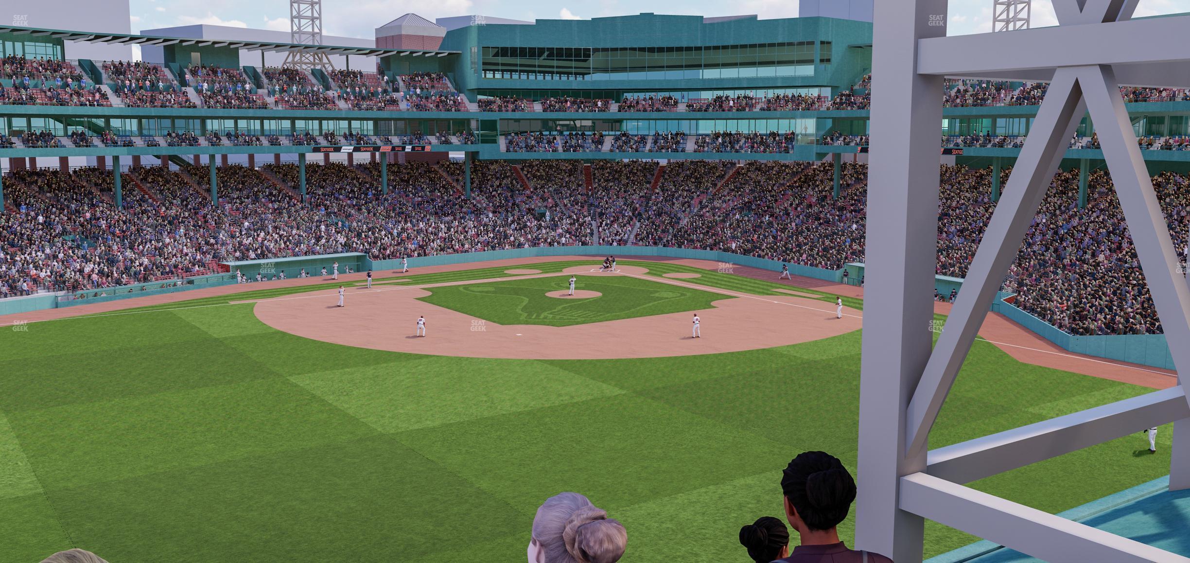 Seating view for Fenway Park Section Green Monster 10