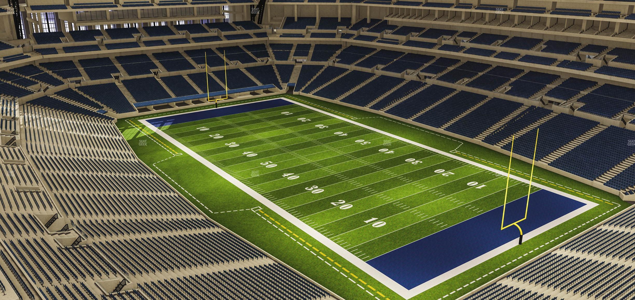 Seating view for Lucas Oil Stadium Section 605