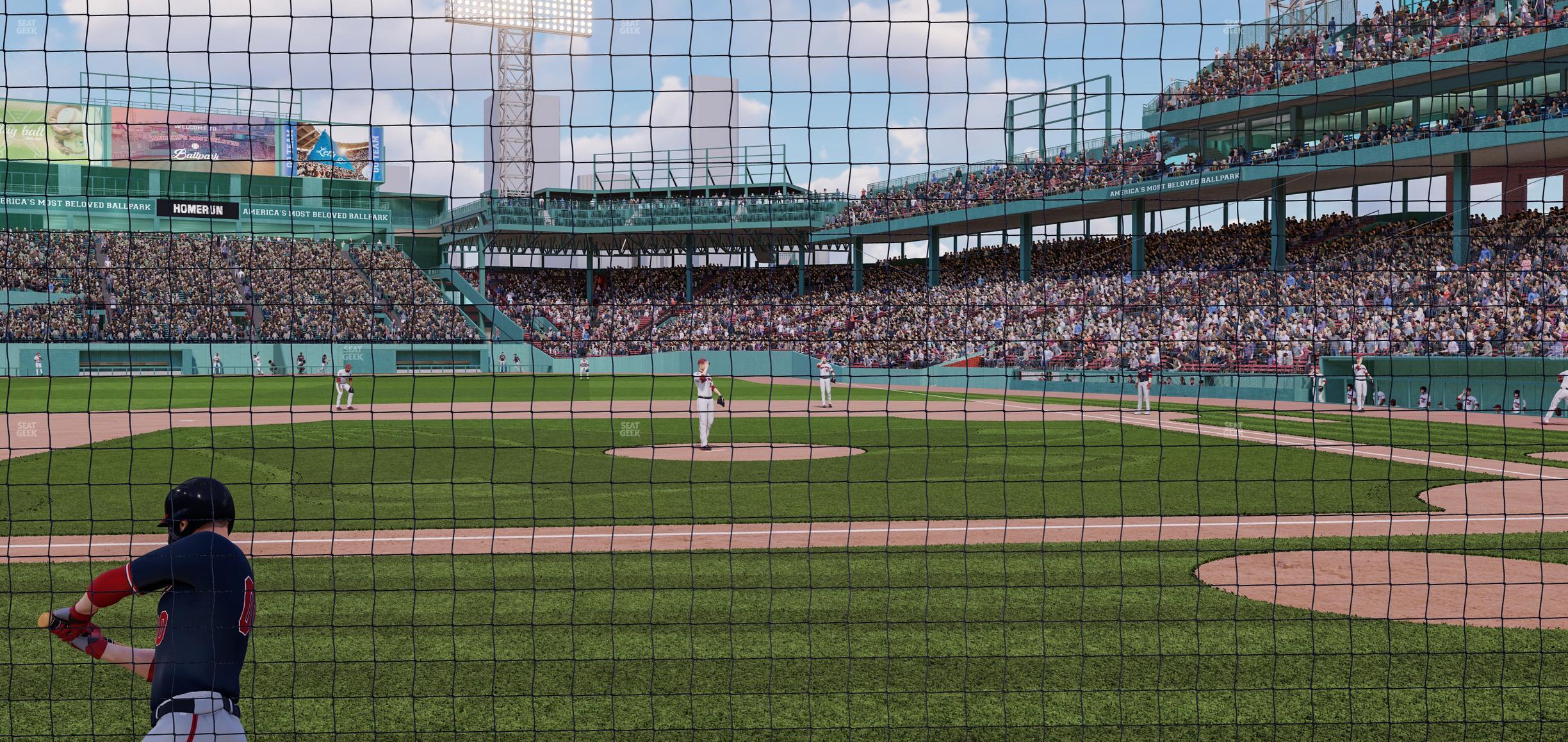 Seating view for Fenway Park Section Dugout Box 59