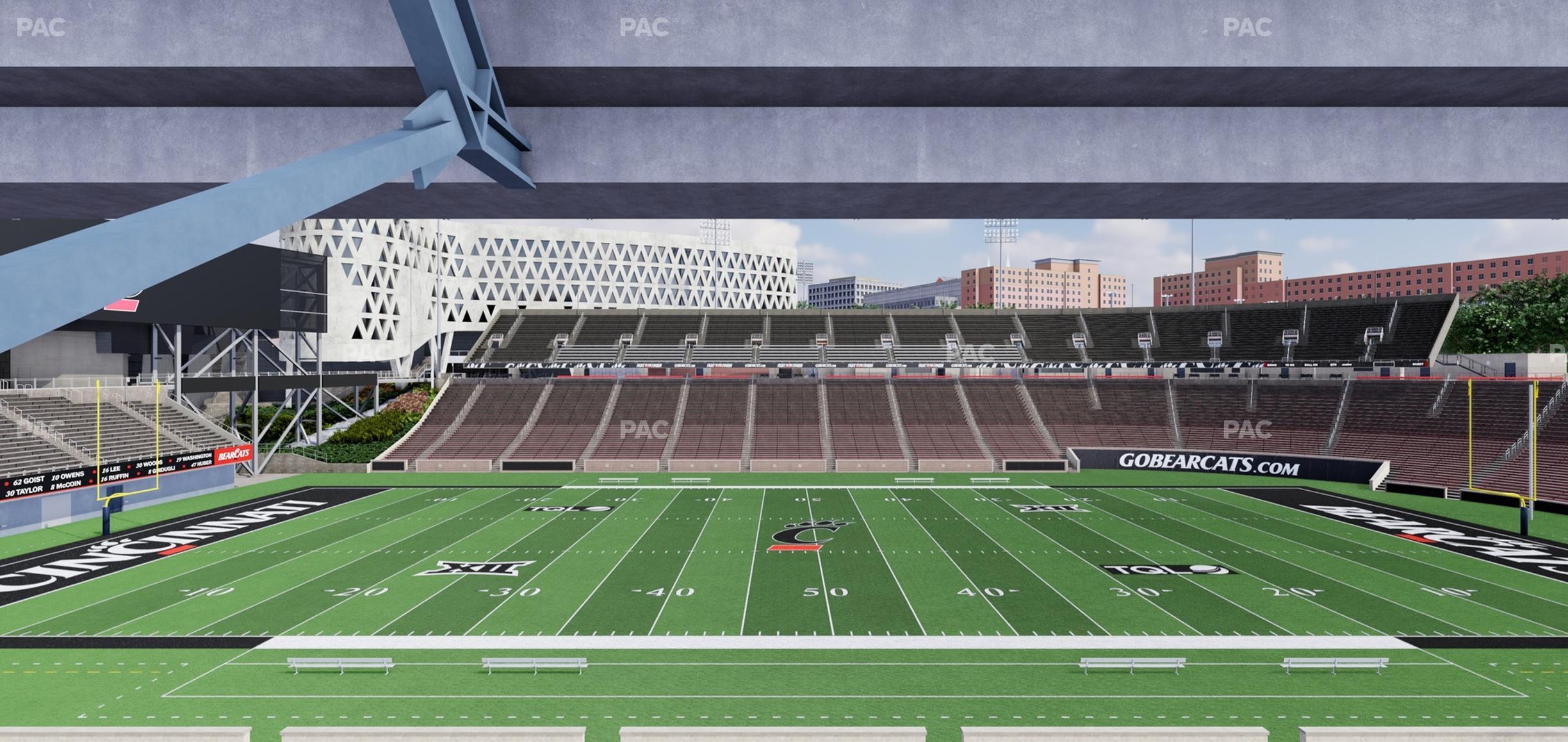 Seating view for Nippert Stadium Section 122