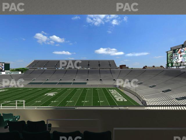 Seating view for Spartan Stadium (Michigan) Section Spartan Club 2