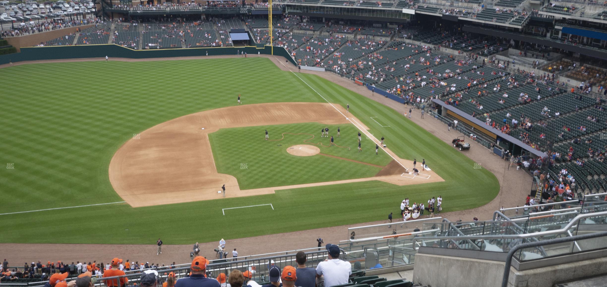 Seating view for Comerica Park Section 334