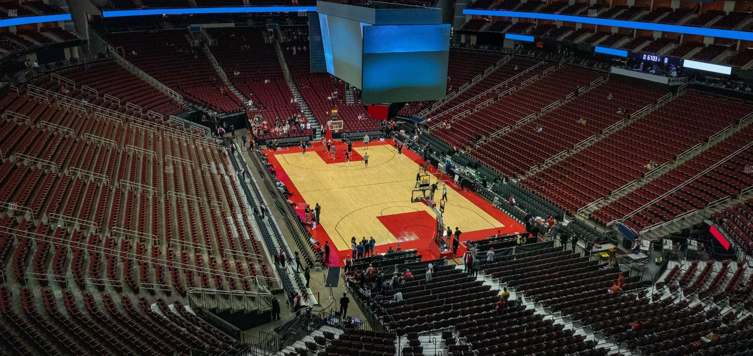 Seating view for Toyota Center Section 403