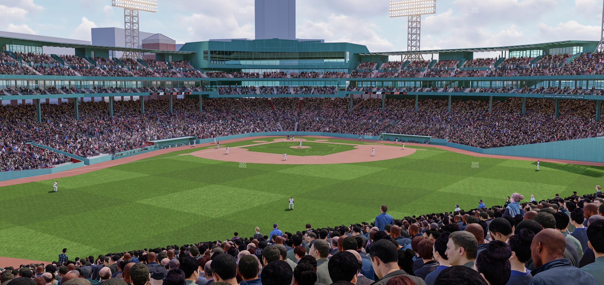 Seating view for Fenway Park Section Upper Bleacher 37