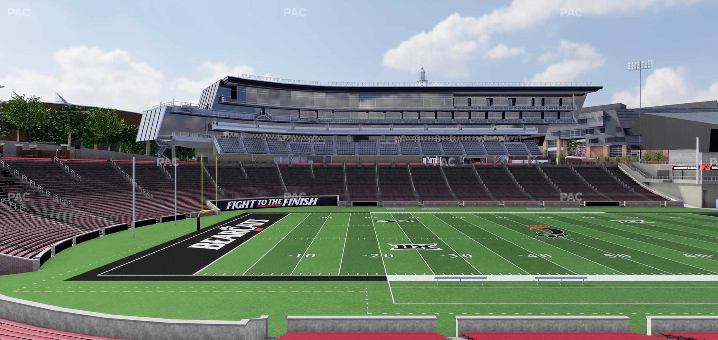 Seating view for Nippert Stadium Section 109