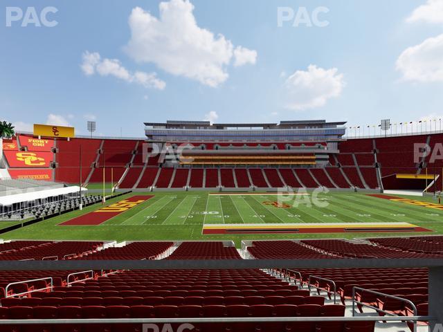 Seating view for Los Angeles Memorial Coliseum Section 123 A