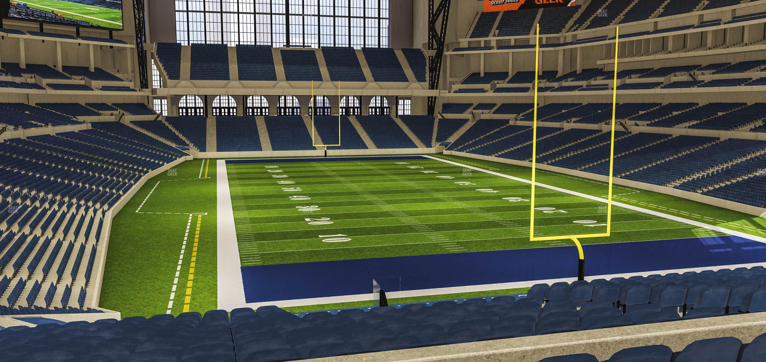 Seating view for Lucas Oil Stadium Section 229