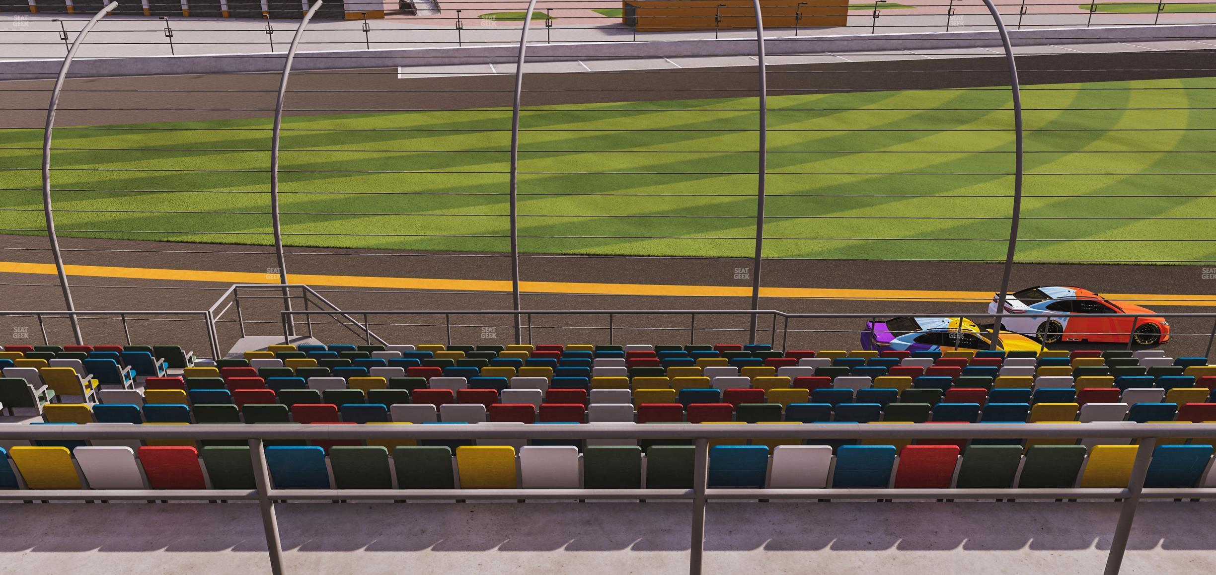 Seating view for Daytona International Speedway Section Back 136