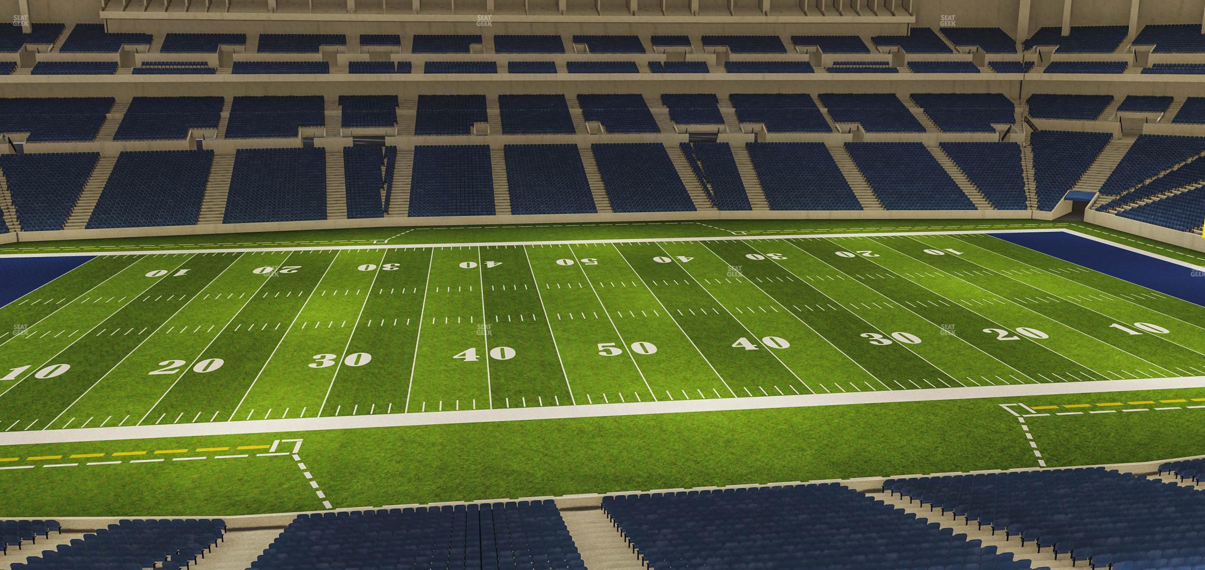 Seating view for Lucas Oil Stadium Section 314