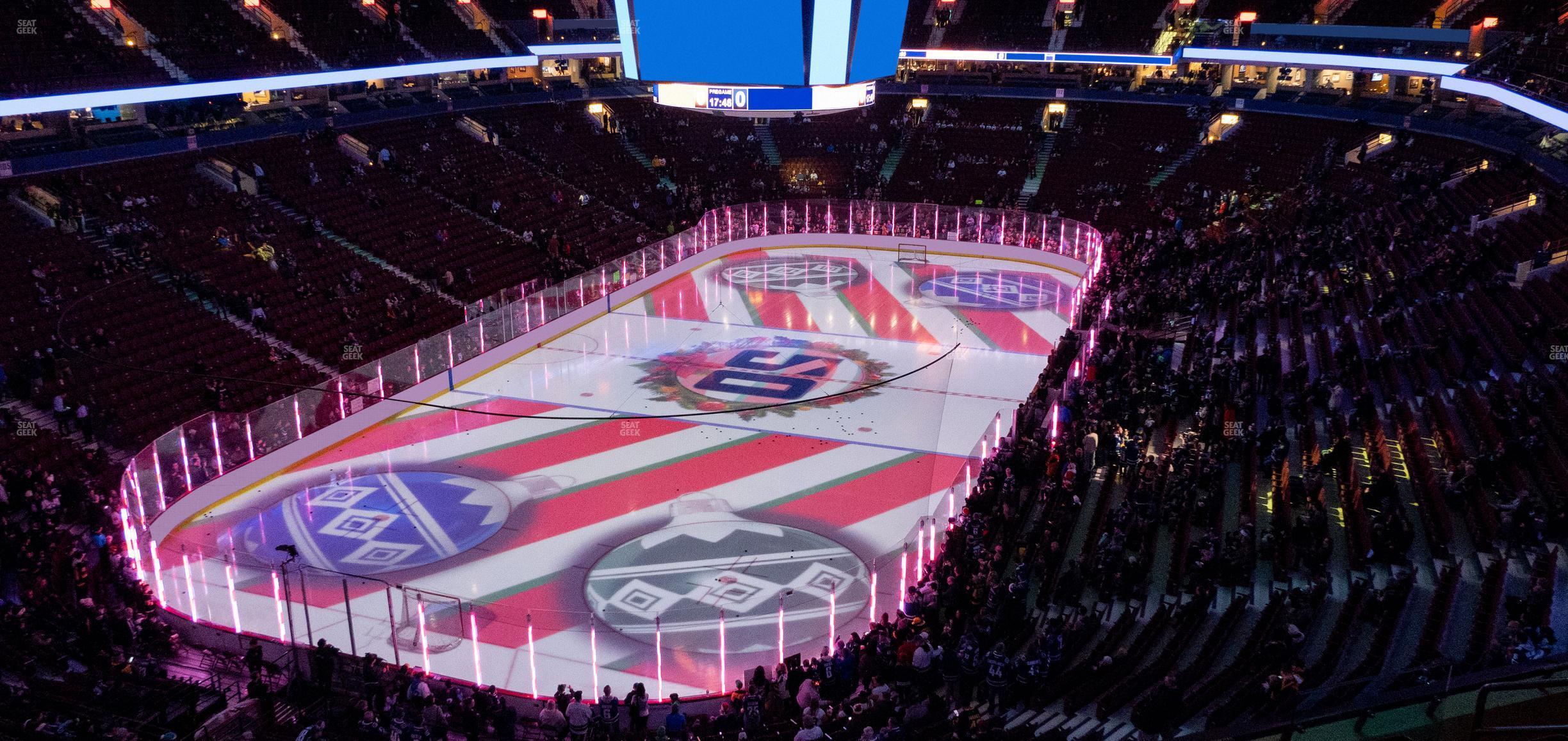 Seating view for Rogers Arena Section 329