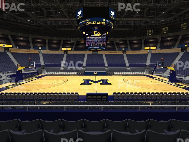 Seating view for Crisler Center Section 105