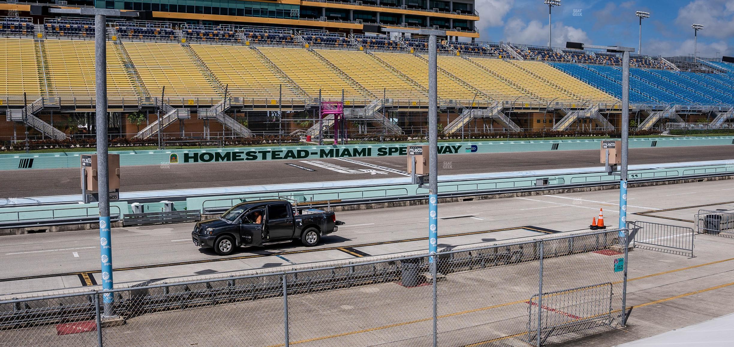 Seating view for Homestead-Miami Speedway Section Pit Road Cabana 14