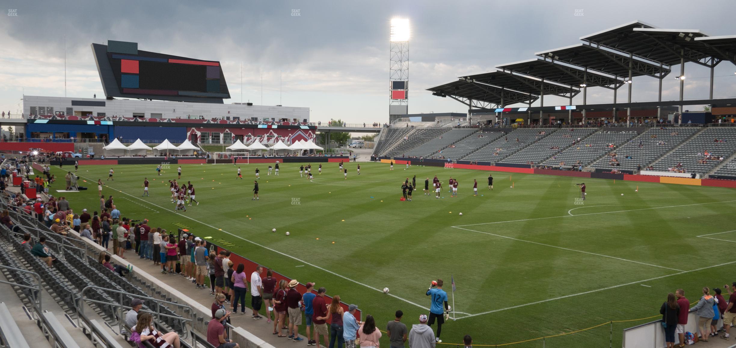 Seating view for Dick's Sporting Goods Park Section 122