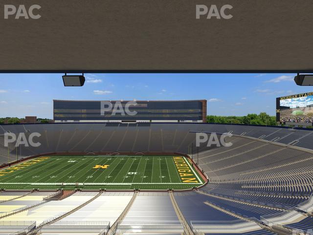 Seating view for Michigan Stadium Section 414