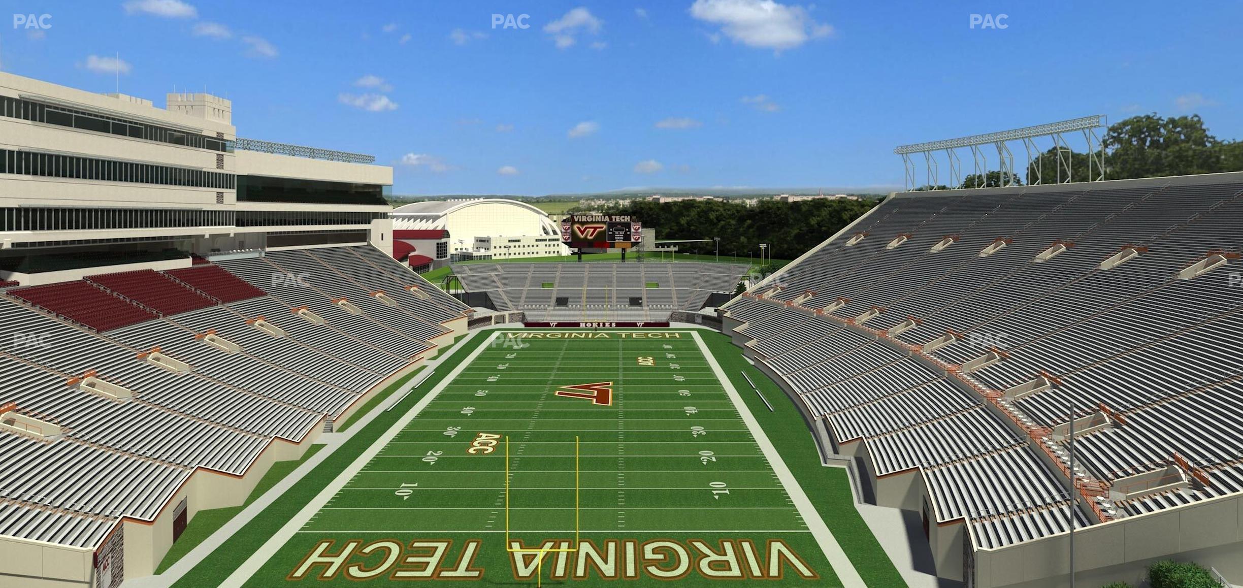 Seating view for Lane Stadium Section 505