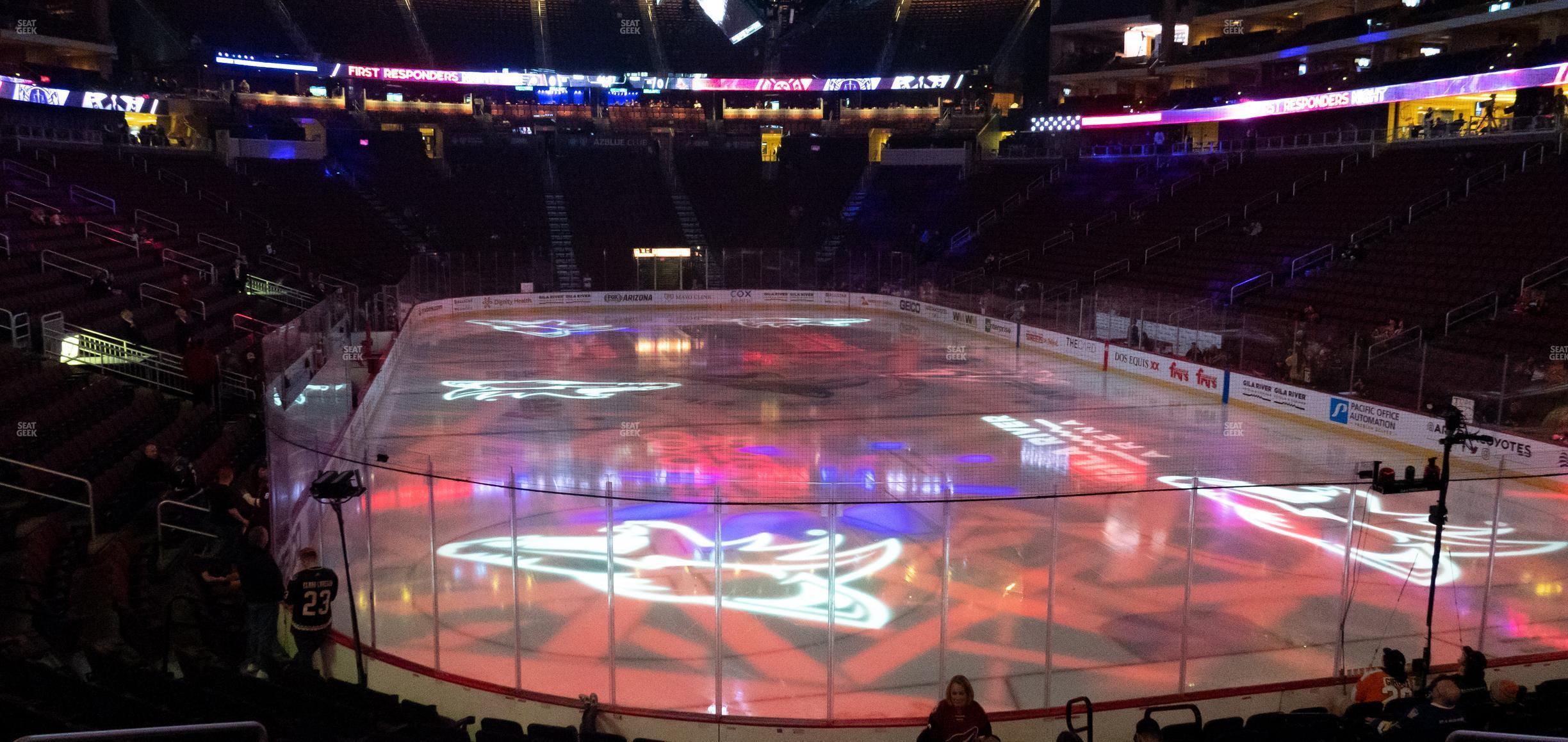 Seating view for Desert Diamond Arena Section 118