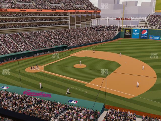 Seating view for Progressive Field Section Suite 319