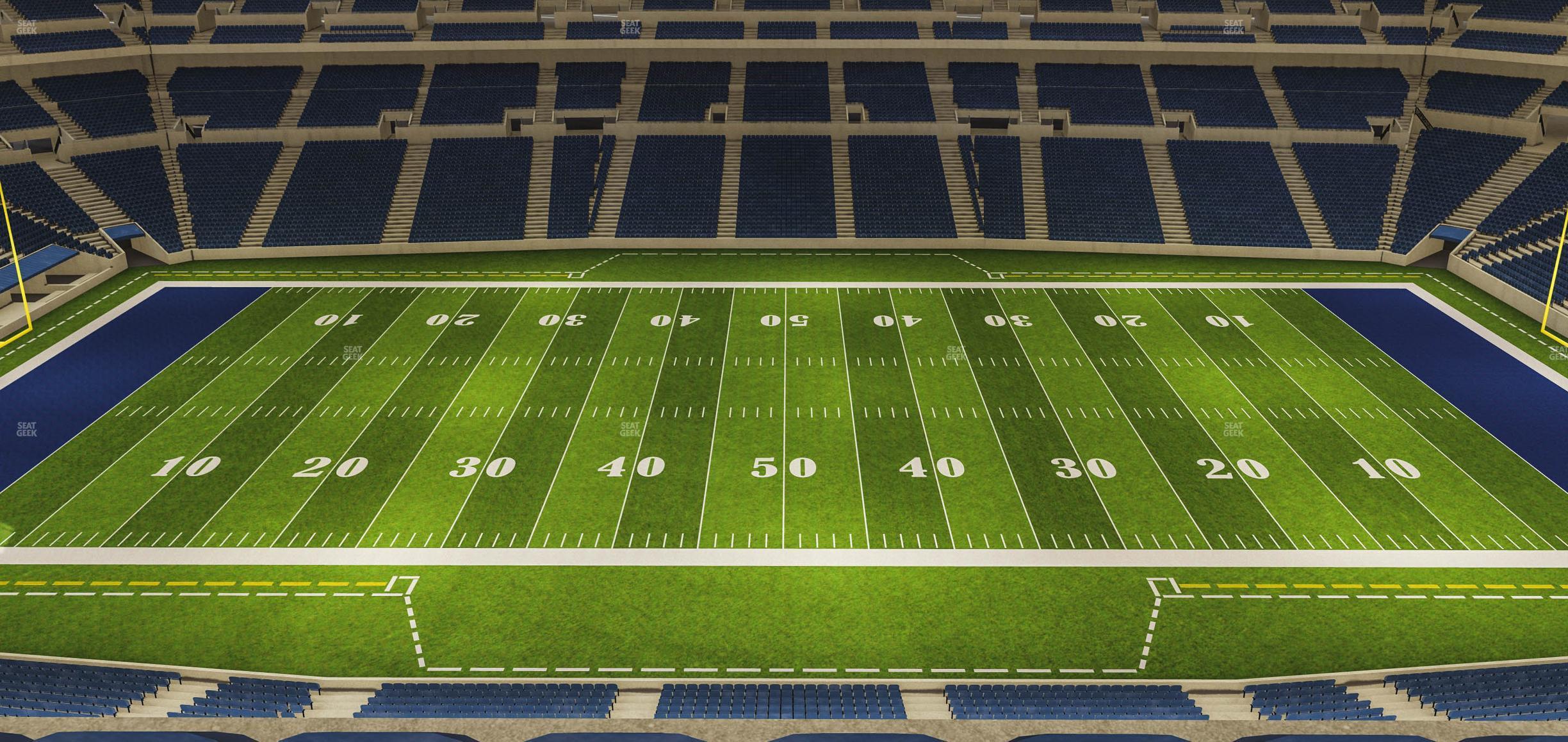 Seating view for Lucas Oil Stadium Section 513