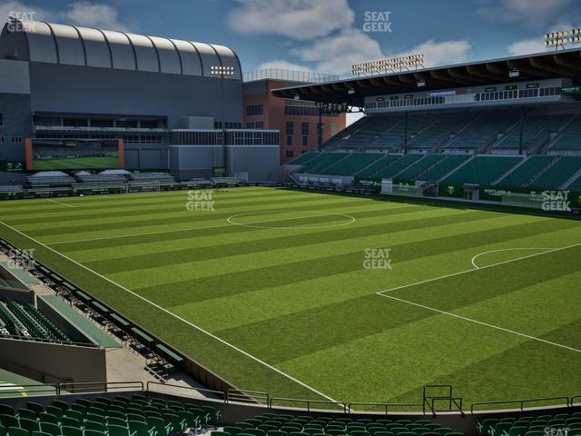 Seating view for Providence Park Section 102