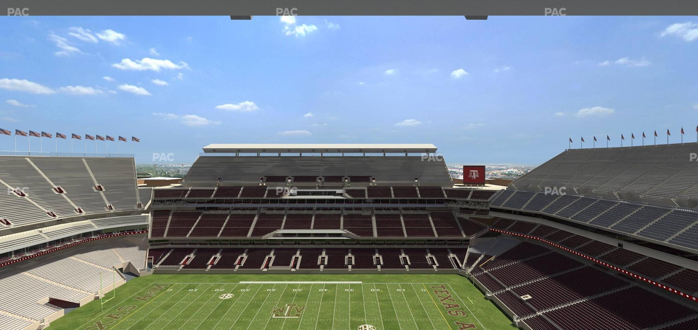 Seating view for Kyle Field Section 333