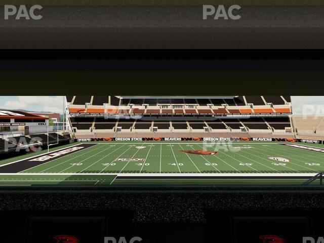 Seating view for Reser Stadium Section Box 24