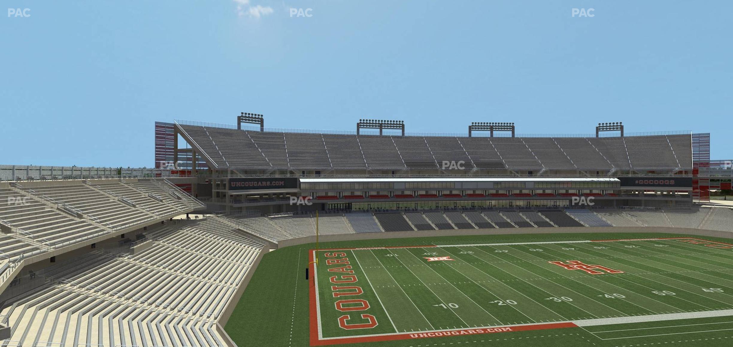 Seating view for TDECU Stadium Section 233