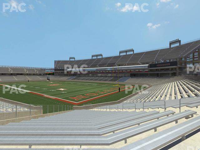 Seating view for TDECU Stadium Section 123