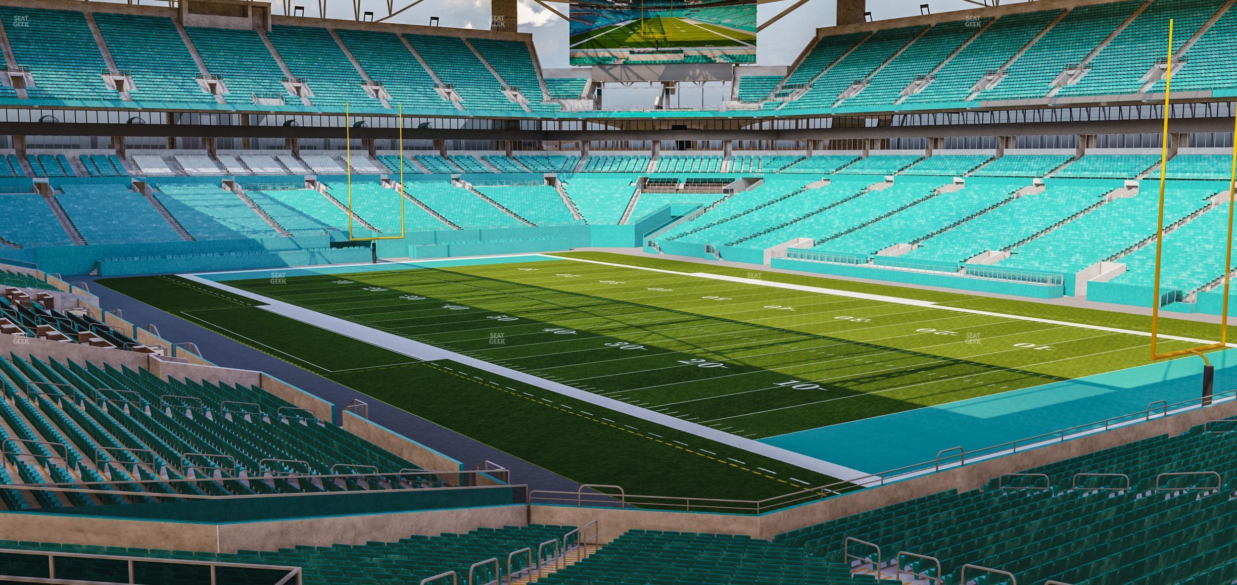 Seating view for Hard Rock Stadium Section 238