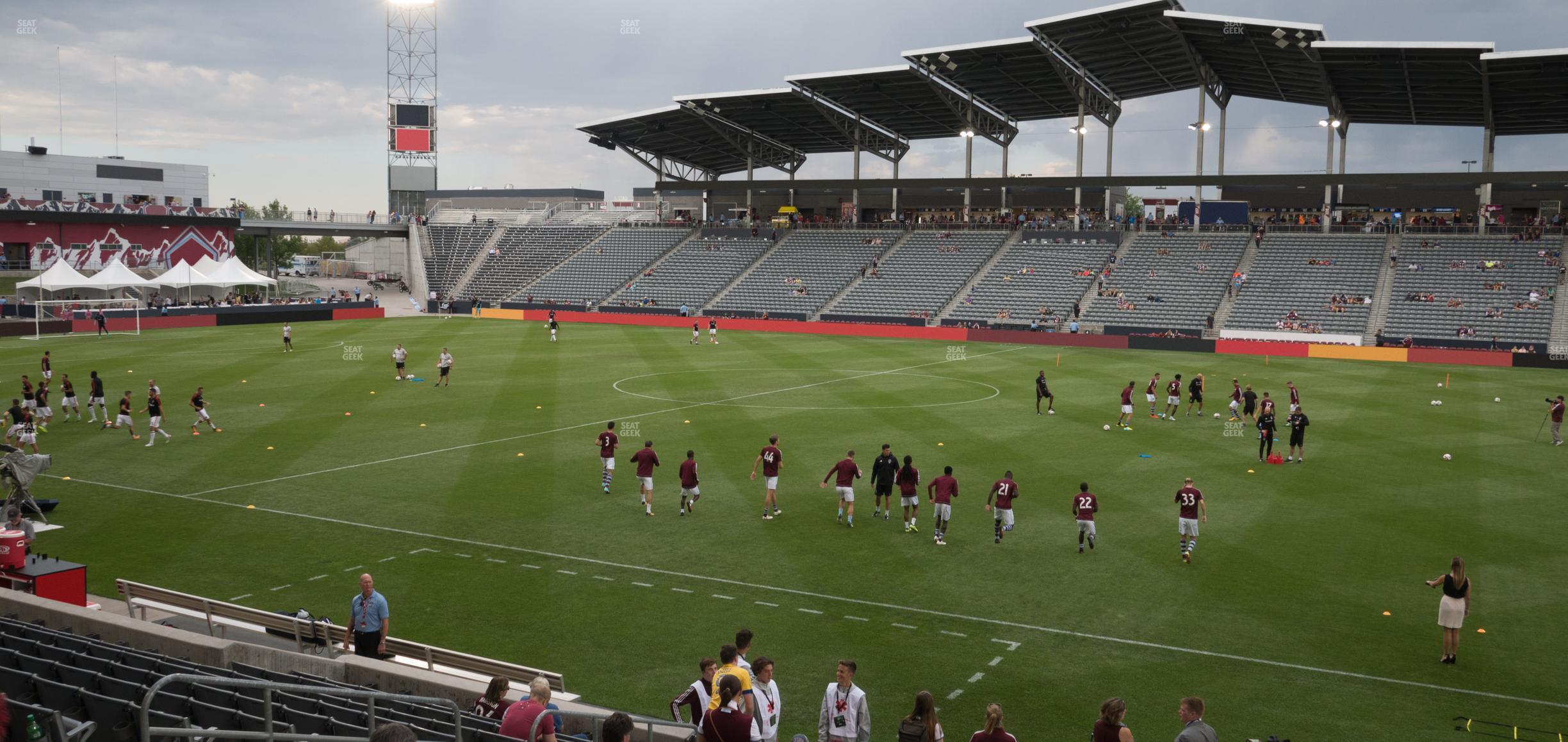 Seating view for Dick's Sporting Goods Park Section 126