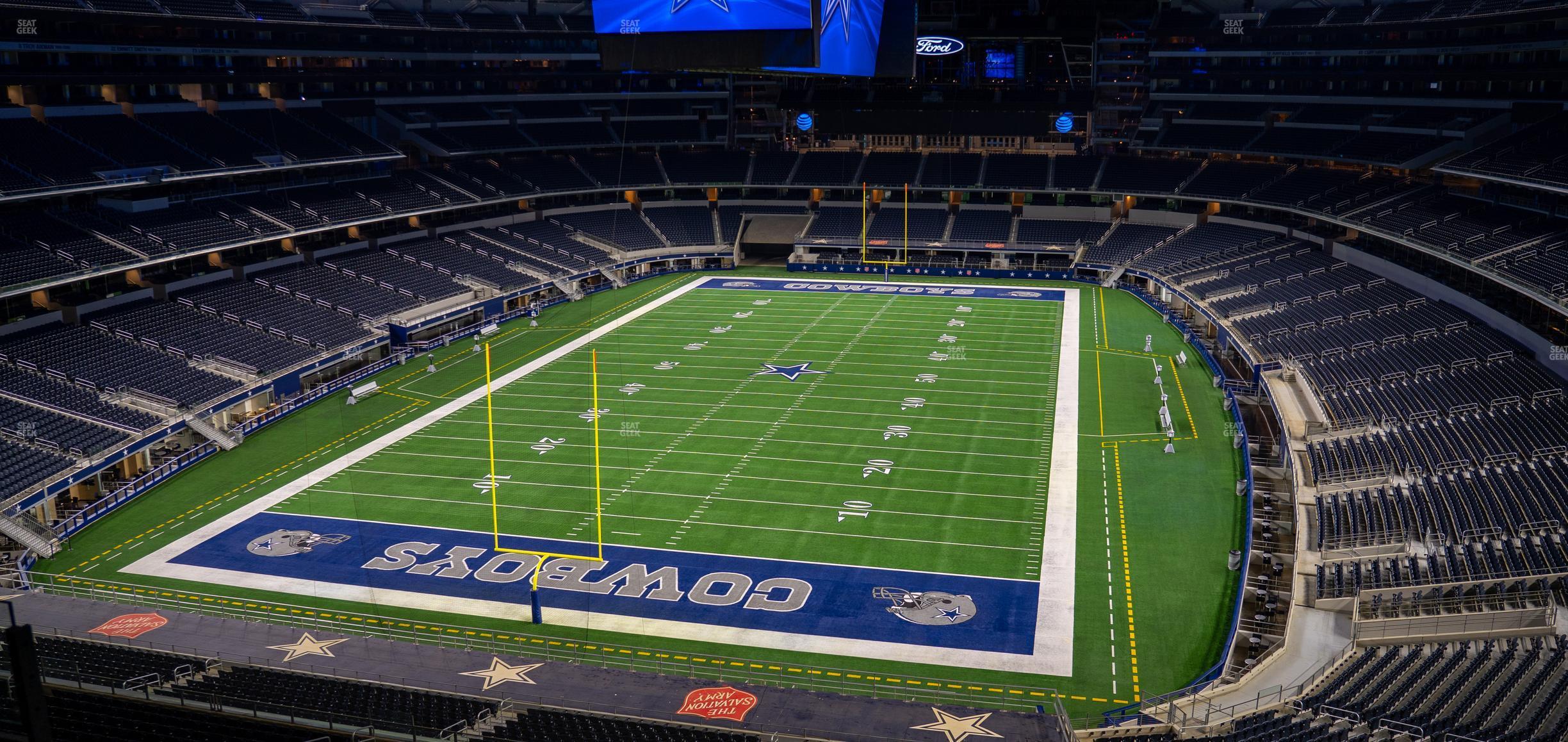 Seating view for AT&T Stadium Section 321