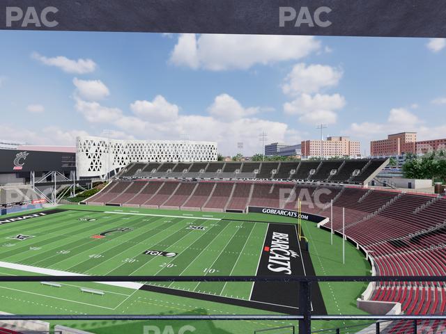 Seating view for Nippert Stadium Section Club 333