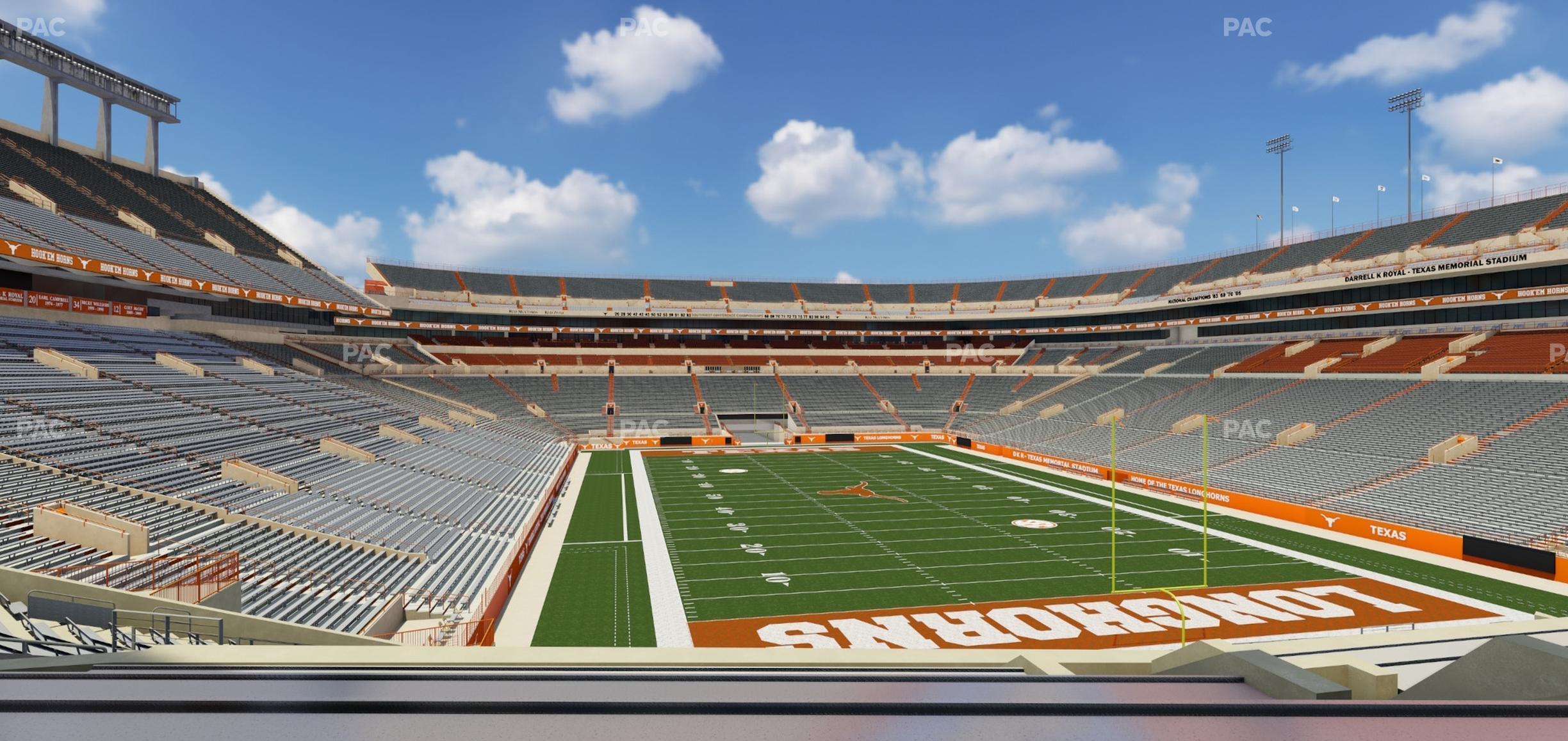 Seating view for Darrell K Royal - Texas Memorial Stadium Section 41 R