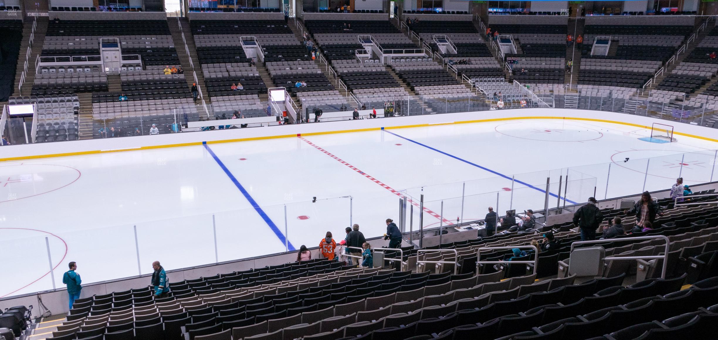 Seating view for SAP Center at San Jose Section 116